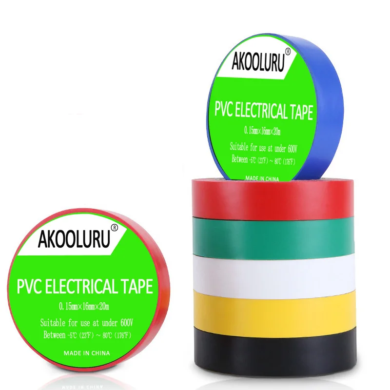 15M Black Flame Retardant Electrical Insulation Tape Electrician Wire High Voltage PVC Waterproof Self-adhesive Tape 16mmx15m
15M Black Flame Retardant Electrical Insulation Tape Electrician Wire High Voltage PVC Waterproof Self-adhesive Tape 16mmx15m