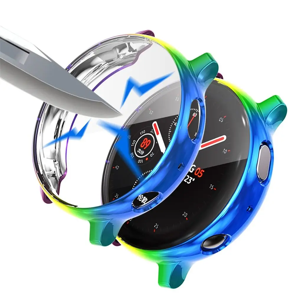 Protective Cover Full Screen Protector Watch Case Coloful Plating TPU Case For Samsung Galaxy Watch Active 2 40 44mm
Protective Cover Full Screen Protector Watch Case Coloful Plating TPU Case For Samsung Galaxy Watch Active 2 40 44mm