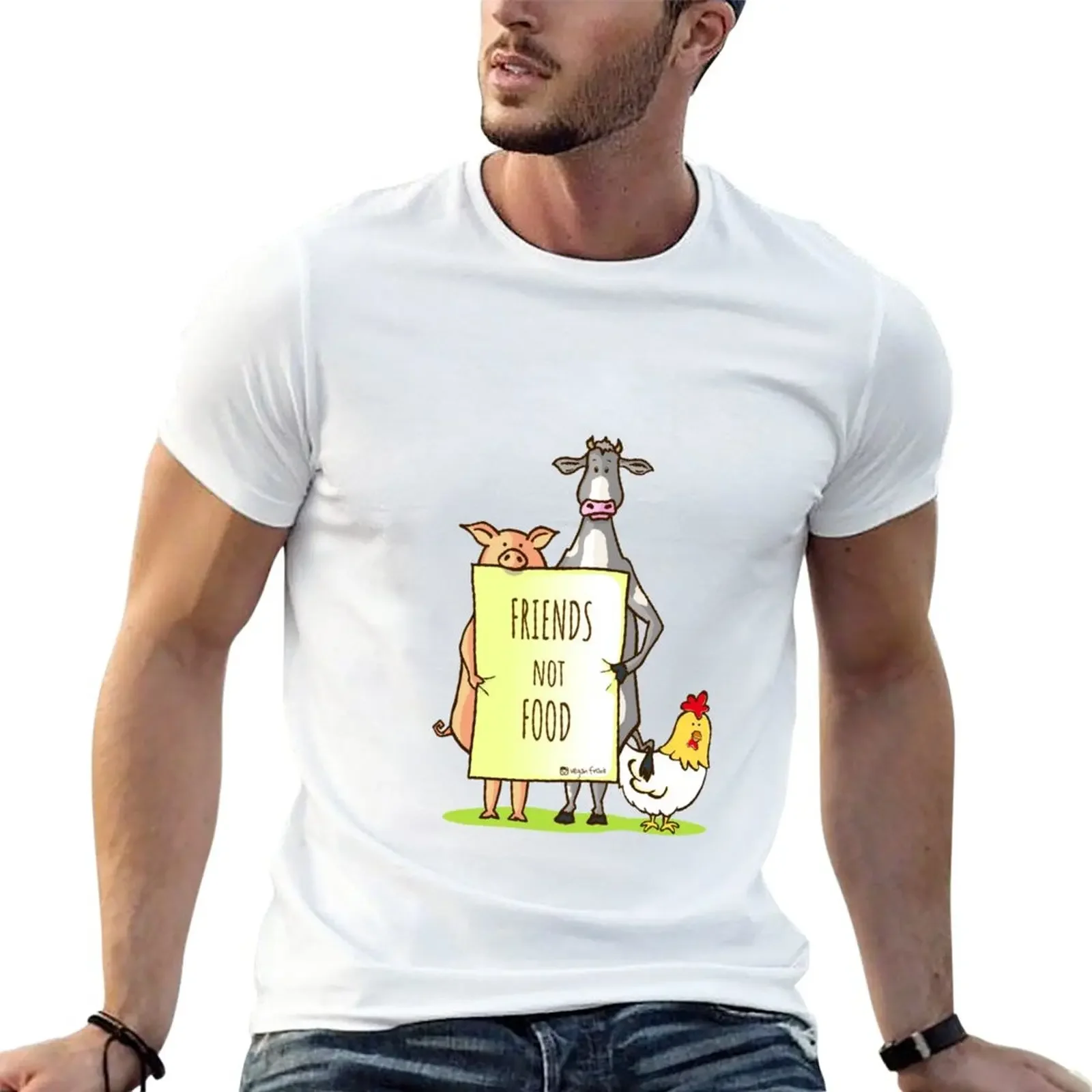 Friends not food T-Shirt summer tops animal prinfor boys funnys Blouse mens workout shirts
Friends not food T-Shirt summer tops animal prinfor boys funnys Blouse mens workout shirts