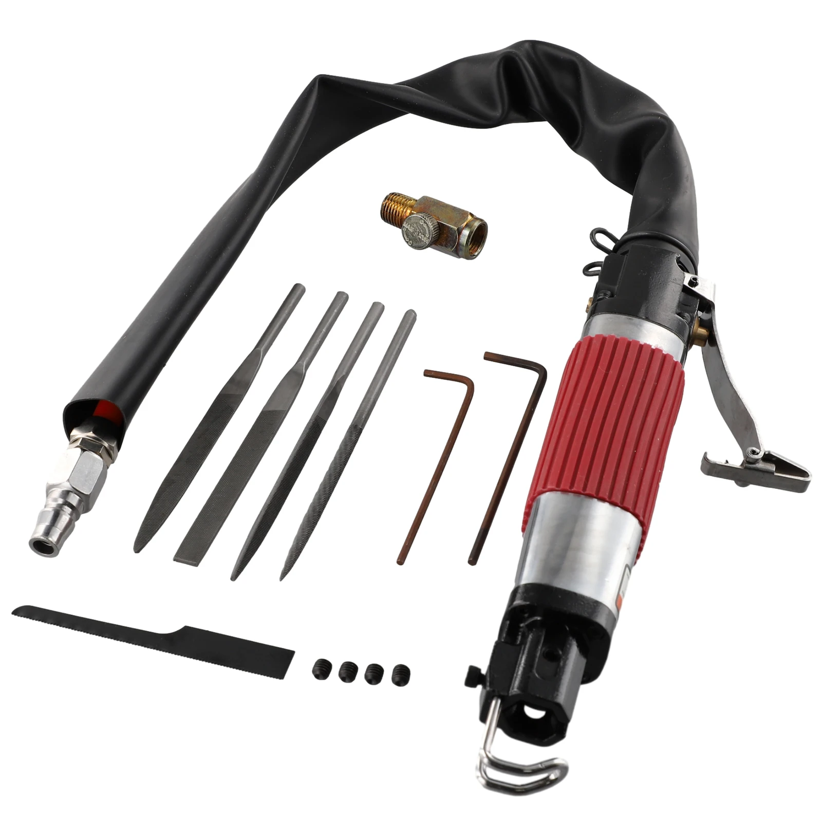 Multi Function Pneumatic File Tool for Engraving Polishing Cutting and Rust Removal Suitable for Metal and Woodworking
Multi Function Pneumatic File Tool for Engraving Polishing Cutting and Rust Removal Suitable for Metal and Woodworking