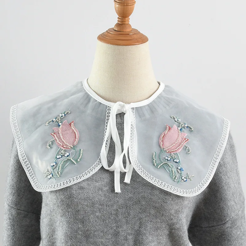 Sweet Fake Collar Scarf for Women's Shirt Shoulder Shawl Neck Thin Shirt Detachable Collar Shawl Female Dress False Collar
Sweet Fake Collar Scarf for Women's Shirt Shoulder Shawl Neck Thin Shirt Detachable Collar Shawl Female Dress False Collar
