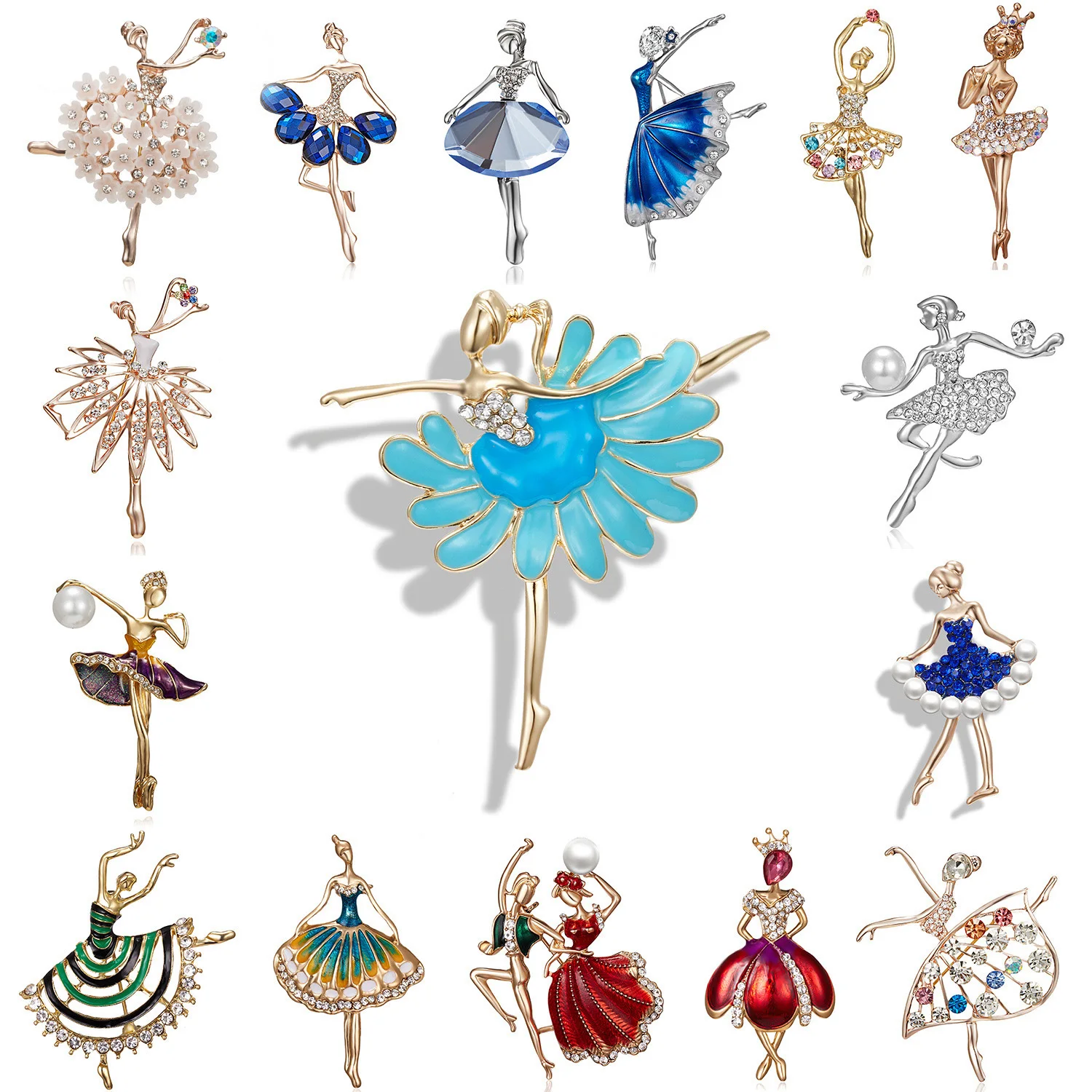 

Изысканные броши SKEDS с кристаллами в форме балерины, ювелирные изделия, булавки для женщин, элегантная женская брошь, булавка, Декоративные Значки для костюма, одежды