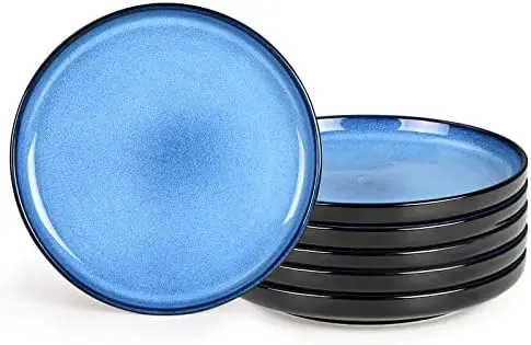 Plates, Ceramic 10.5 inch Round Dish Plates Set of 6, Easy to Clean, Microwave Oven Dishwasher Safe, Scratch Resistant, Kitchen
Plates, Ceramic 10.5 inch Round Dish Plates Set of 6, Easy to Clean, Microwave Oven Dishwasher Safe, Scratch Resistant, Kitchen