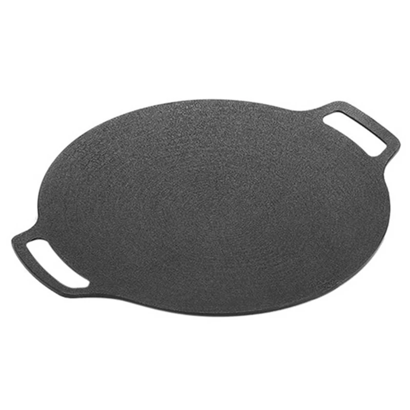 1 PCS 38Cm Thick Cast Iron Frying Pan Flat Pancake Griddle Non-Stick Bbq Grill Induction Cooker Open Flame Cooking Pot Black
1 PCS 38Cm Thick Cast Iron Frying Pan Flat Pancake Griddle Non-Stick Bbq Grill Induction Cooker Open Flame Cooking Pot Black