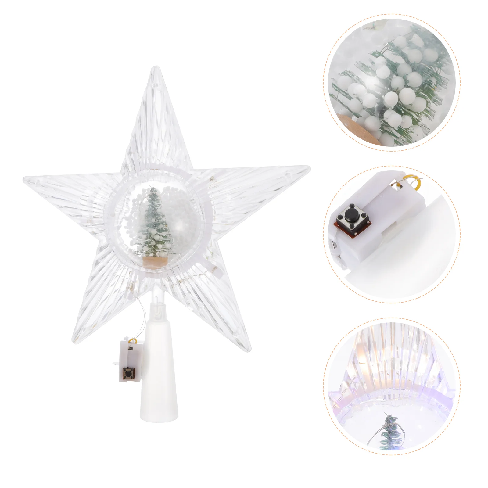 Christmas Tree Top Star Accessory Ornament Para Mujer Interior Household Crystal Party Adornment Crystals
Christmas Tree Top Star Accessory Ornament Para Mujer Interior Household Crystal Party Adornment Crystals