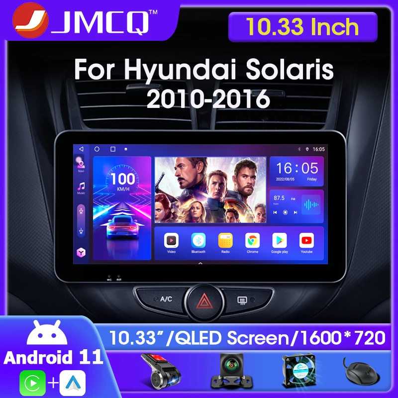 Мультимедийная магнитола для Hyundai, мультимедийный видеоплеер на Android 11, 2022 дюйма, 2din, для Hyundai Solaris, Accent, Verna 10,33-2010, QLED, 4G, Carplay, 2016
Мультимедийная магнитола для Hyundai, мультимедийный видеоплеер на Android 11, 2022 дюйма, 2din, для Hyundai Solaris, Accent, Verna 10,33-2010, QLED, 4G, Carplay, 2016