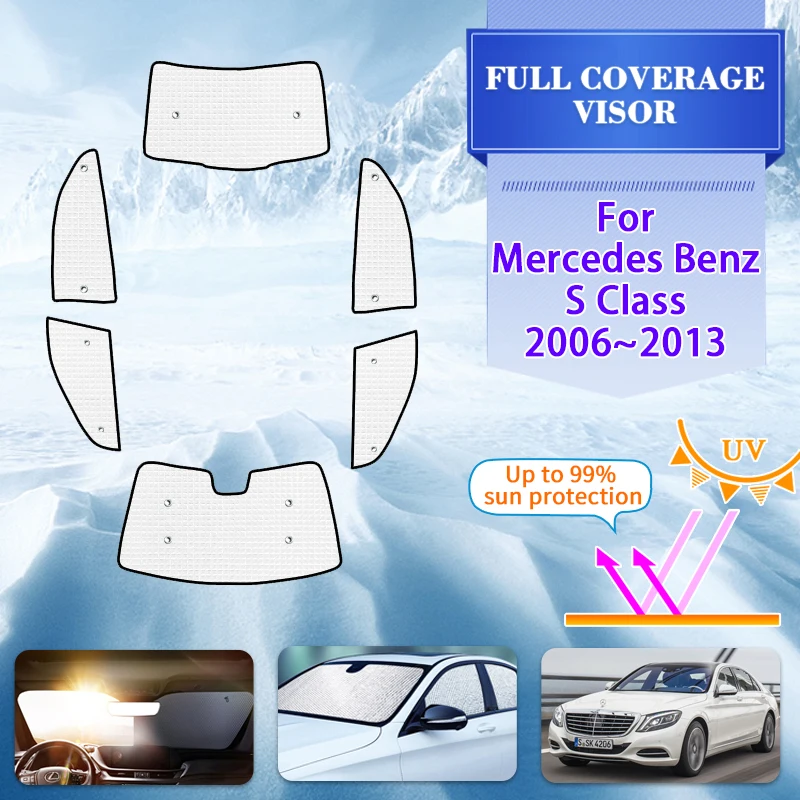 Car Full Window Sunshades For Mercedes Benz S Class W221 2006~2013 SWB S280 S400 S600 S420 S320 S450 S250 Window Visor Covers
Car Full Window Sunshades For Mercedes Benz S Class W221 2006~2013 SWB S280 S400 S600 S420 S320 S450 S250 Window Visor Covers