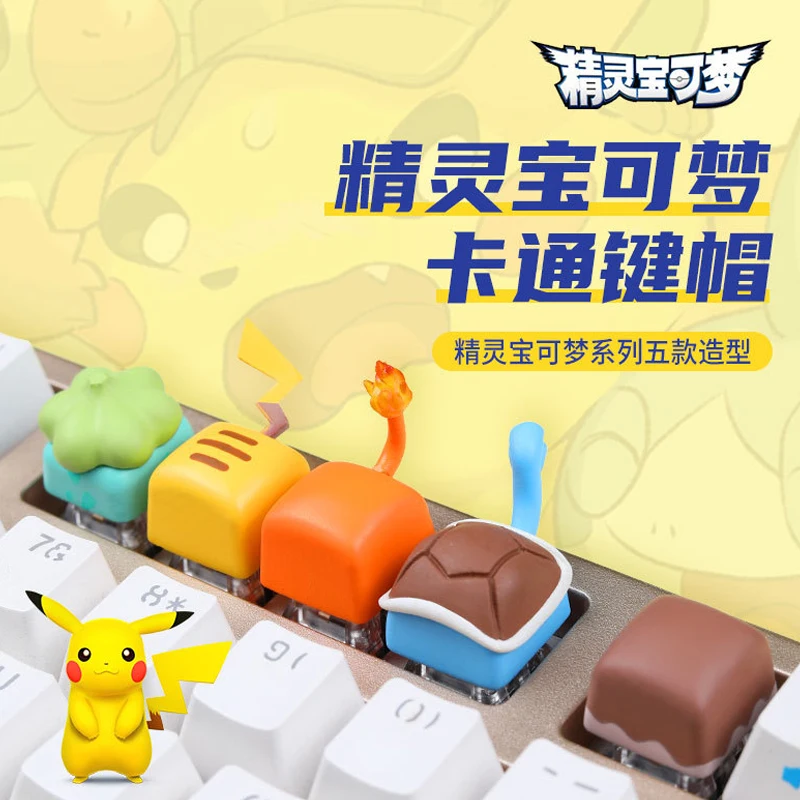 Pokemon DIY Resin Keyboard Keycap Anime Action Figure Pikachu Charmander Eevee Model Cross Shaft Keycap Dolls Toys Kids Gifts
Pokemon DIY Resin Keyboard Keycap Anime Action Figure Pikachu Charmander Eevee Model Cross Shaft Keycap Dolls Toys Kids Gifts