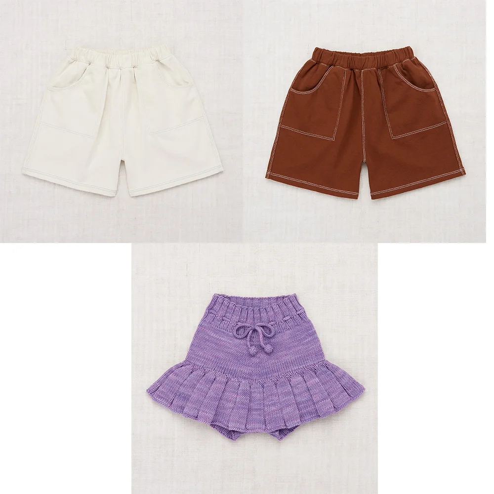 

Одежда для девочек Jenny & Dave, популярная Коллекция весна-лето 2023, очень мягкая трикотажная юбка, брюки