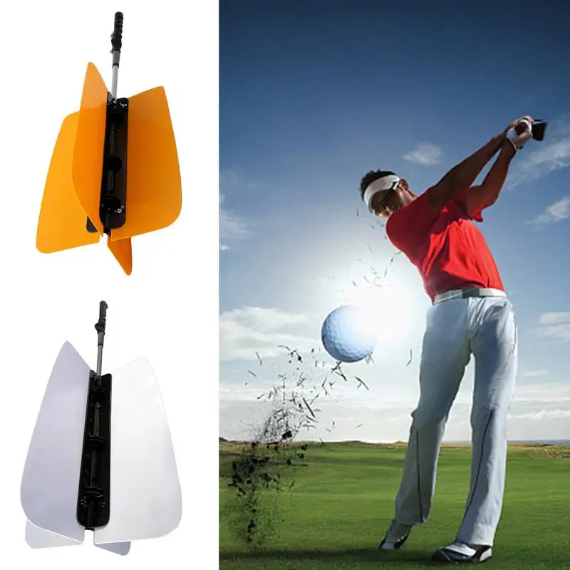 

Golf Training Aids Golf Pinwheel Swing Trainer Power Pinwheel Swing Fan Speed Practice Training Aid Removable Golf Accessories