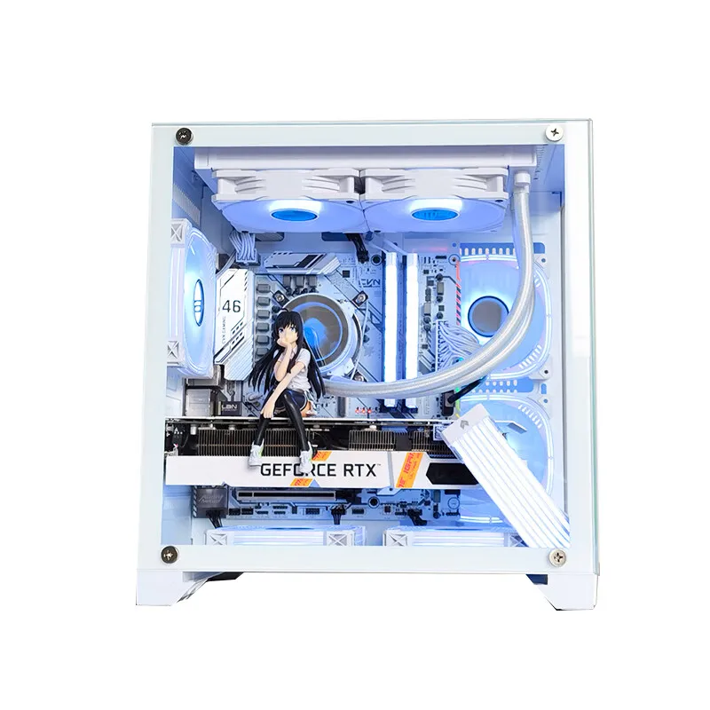 Computer Case Desktop MATX Sea View Room Supports 240/360 Water Cooled Full Side Transparent ITX Desktop MINI Case 7 Computer Case Desktop MATX Sea View Room Supports 240/360 Water Cooled Full Side Transparent ITX Desktop MINI Case 1