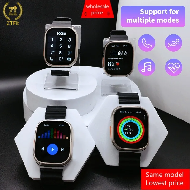 New ZT01 Plus Ultra 2 Smart Watch Waterproof Ultra Series 9 sports watch Bluetooth call fitness health monitoring
New ZT01 Plus Ultra 2 Smart Watch Waterproof Ultra Series 9 sports watch Bluetooth call fitness health monitoring
