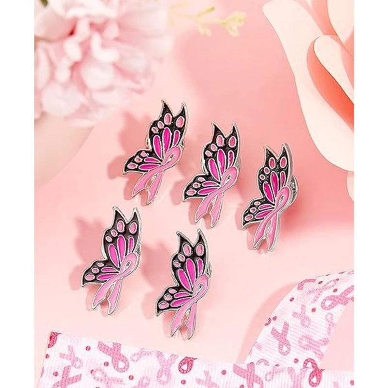 Breast Cancers Awareness Enamel Lapel Pins Pink Ribbon Brooch Pin Ribbon Pin Charity Public and Social Event Supply
Breast Cancers Awareness Enamel Lapel Pins Pink Ribbon Brooch Pin Ribbon Pin Charity Public and Social Event Supply