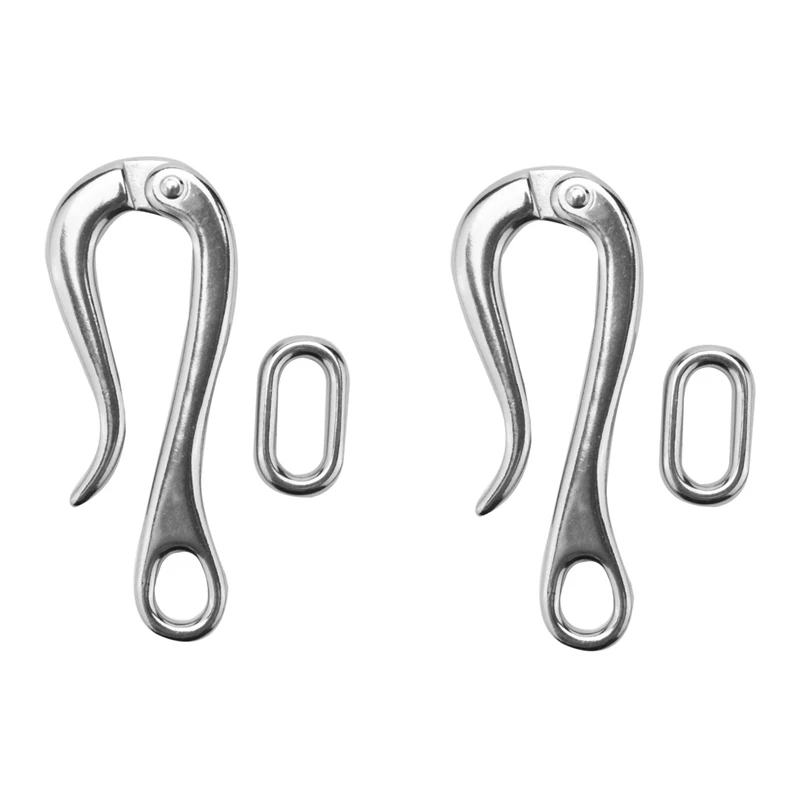 2X Pelican Hook & Eye with Quick Release Link Stainless Steel 316 Marine Boat Hardware 100mm
2X Pelican Hook & Eye with Quick Release Link Stainless Steel 316 Marine Boat Hardware 100mm