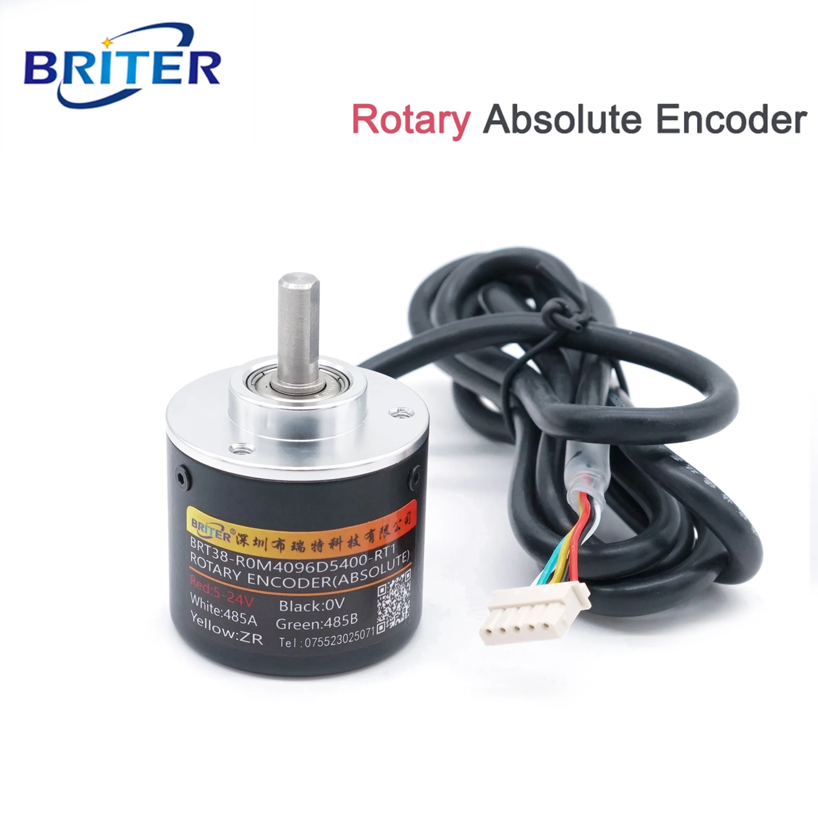 Briter Rotary Encoder Absolute Power Off Memory Position Measurement SSI CAN RS485 RS232 Analog Interface Resolution 15bit
Briter Rotary Encoder Absolute Power Off Memory Position Measurement SSI CAN RS485 RS232 Analog Interface Resolution 15bit