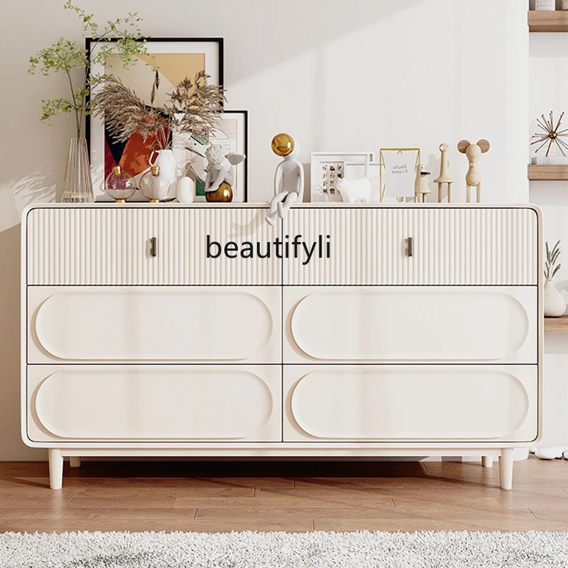 

Cream Style Storage Organizer Chest of Drawers Complete Chest of Drawer Living Room Sideboard Cabinet furniture