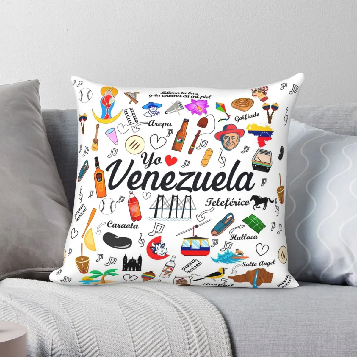 Venezuela Pride Square Pillowcase Polyester Print Zipper Decorative Car Cushion Cover Pillow Core Not Included
Venezuela Pride Square Pillowcase Polyester Print Zipper Decorative Car Cushion Cover Pillow Core Not Included