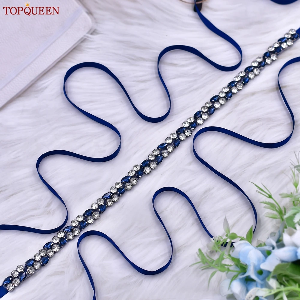 TOPQUEEN Popular Jewelry Wedding Belt Bridal Thin Waistband Party Dress Waist Decoration Ink Orchid Rhinestone Applique S07-ML
TOPQUEEN Popular Jewelry Wedding Belt Bridal Thin Waistband Party Dress Waist Decoration Ink Orchid Rhinestone Applique S07-ML