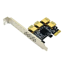 PCI-E 1x to 16x Riser Card PCI-Express 1 to 4 Slot PCIe USB3.0 Adapter Port Multiplier Card
PCI-E 1x to 16x Riser Card PCI-Express 1 to 4 Slot PCIe USB3.0 Adapter Port Multiplier Card