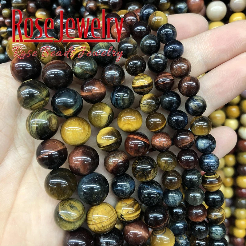 Natural Tiger Eye Stone Beads Mixed Three-Color Agates Round Loose 4 6 8 10 12mm Pick Size Beads For Jewelry Making DIY Bracelet
Natural Tiger Eye Stone Beads Mixed Three-Color Agates Round Loose 4 6 8 10 12mm Pick Size Beads For Jewelry Making DIY Bracelet