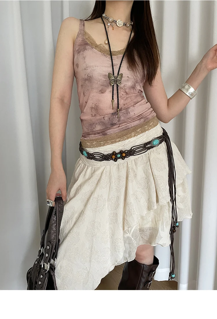 Vintage Beaded Waist Belt - Bohemian Woven Ethnic Accent for Skirts & Dresses 6 S8f26be39832d49f69a1c53c056a8f942G