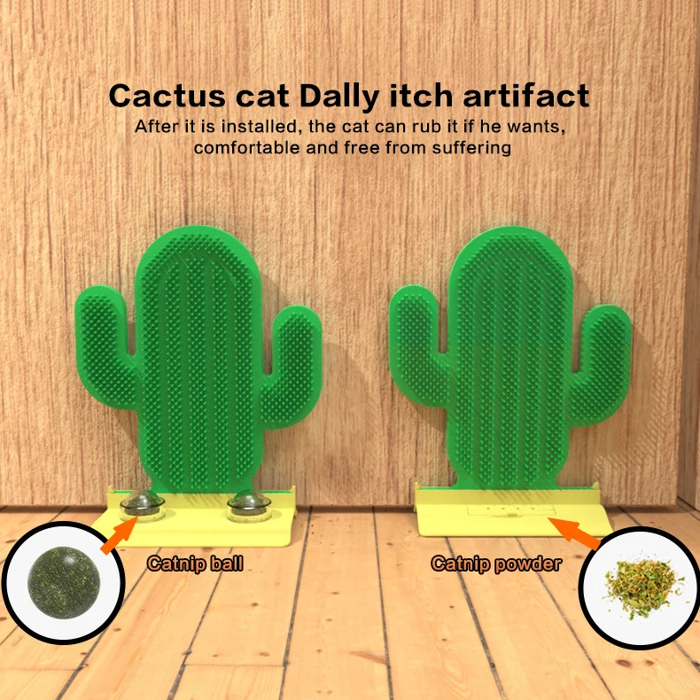 Cat Cactus Scratching and Rubbing Hair Device Dally Tickle Toy Cat Scratching Board Pet Supplies Removable mint wall toy
Cat Cactus Scratching and Rubbing Hair Device Dally Tickle Toy Cat Scratching Board Pet Supplies Removable mint wall toy