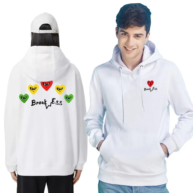 Break Egg Men Women Hoodie Heart Glasses Embroidery Back Cartoon Colorful Multiple Heart Print Cotton Thick Pullover Sweater
Break Egg Men Women Hoodie Heart Glasses Embroidery Back Cartoon Colorful Multiple Heart Print Cotton Thick Pullover Sweater
