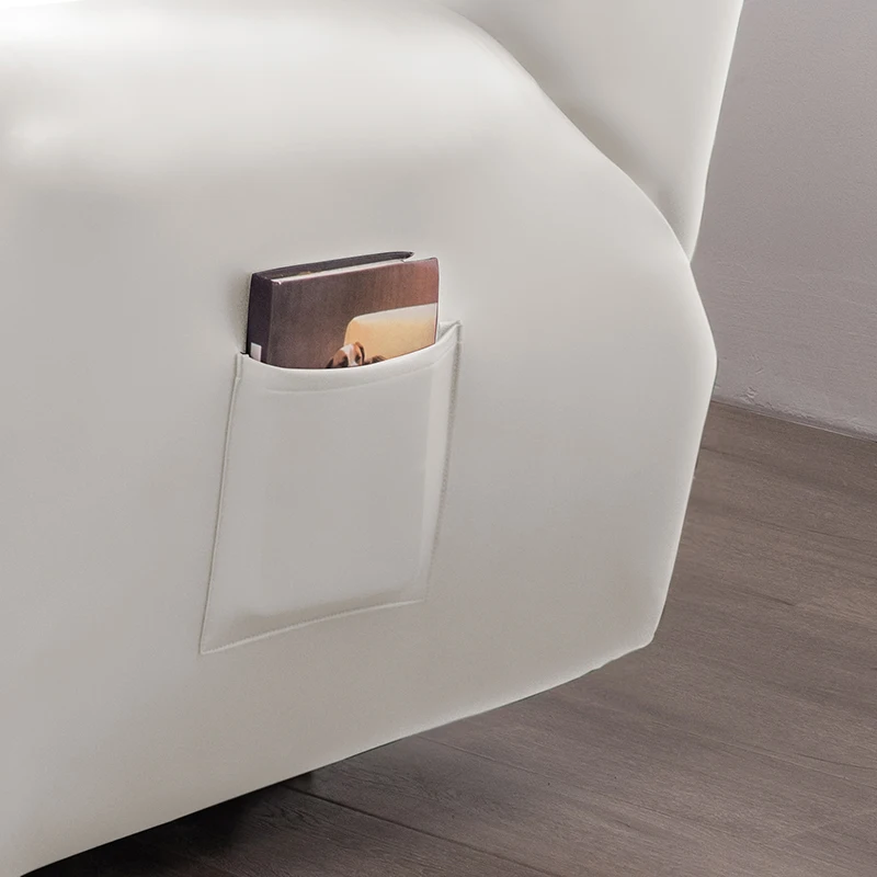 Housse de fauteuil inclinable en PU étanche, couleur unie, pour fauteuil Relax, garçon, 1 siège, pour salon Housse de fauteuil inclinable en PU étanche, couleur unie, pour fauteuil Relax, garçon, 1 siège, pour salon