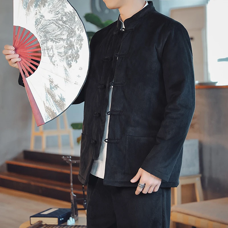 Vinbrandmn 2022 Autumn and Winter Men's Coat Cotton Corduroy Thickened Coat Corduroy Chinese Coat Tang Suit Warm Cotton Coat
Vinbrandmn 2022 Autumn and Winter Men's Coat Cotton Corduroy Thickened Coat Corduroy Chinese Coat Tang Suit Warm Cotton Coat