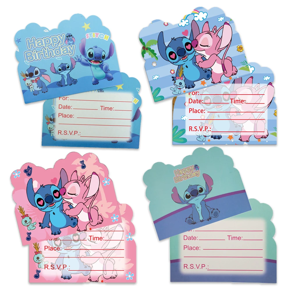 10pcs/pack Stitch Theme Baby Shower Party Invitation Cards Decoration Kids Boys Favors Birthday Party Events Supplies
10pcs/pack Stitch Theme Baby Shower Party Invitation Cards Decoration Kids Boys Favors Birthday Party Events Supplies