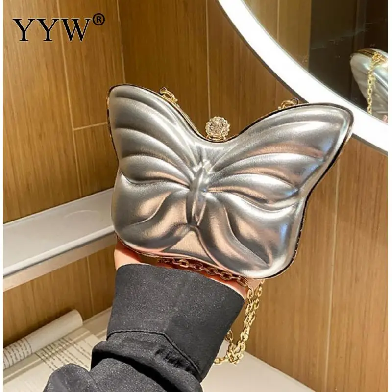 Fashion Butterfly Sliver Women Crossbody Bags Rhinestone Mini Female Clutch Coin Purse Pu Small Bags Chain Designer Shoulder Bag
Fashion Butterfly Sliver Women Crossbody Bags Rhinestone Mini Female Clutch Coin Purse Pu Small Bags Chain Designer Shoulder Bag