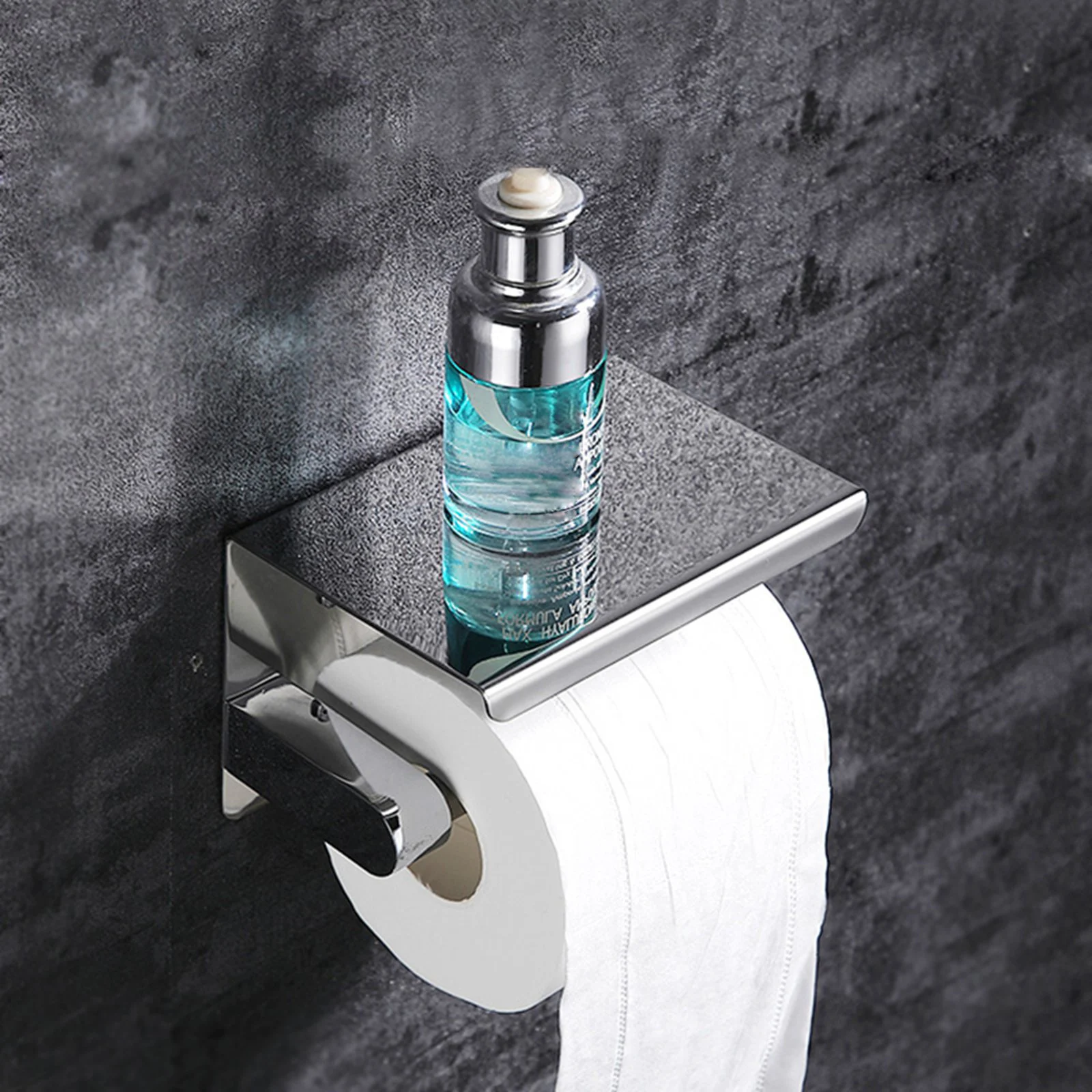 Stainless Steel Toilet Paper Holder Bathroom Wall Mount WC Paper Phone Storage Holder Rack Towel Roll Shelf Bathroom Accessories
Stainless Steel Toilet Paper Holder Bathroom Wall Mount WC Paper Phone Storage Holder Rack Towel Roll Shelf Bathroom Accessories