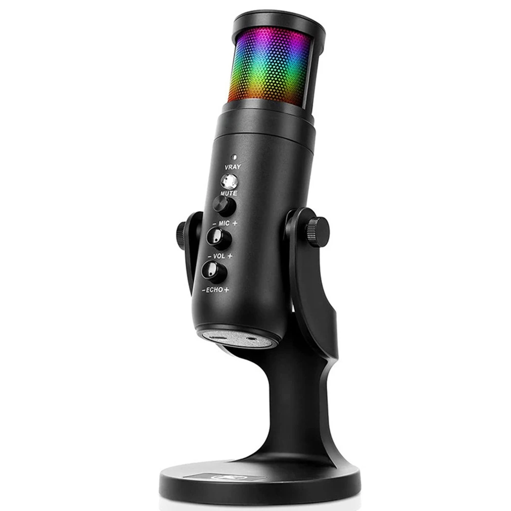 Игровой микрофон Φ RGB, микрофон с динамическим эффектом, компьютерный игровой микрофон для записи в реальном времени
Игровой микрофон Φ RGB, микрофон с динамическим эффектом, компьютерный игровой микрофон для записи в реальном времени