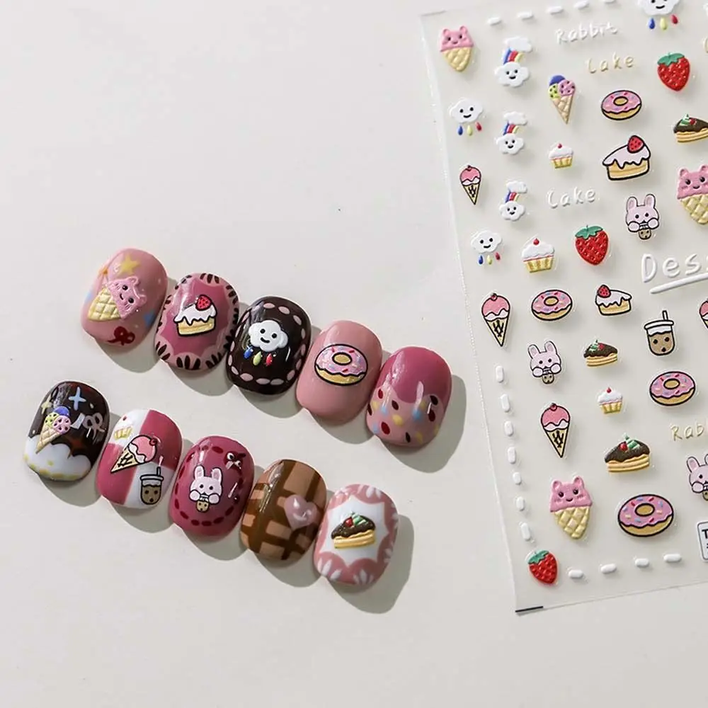 Rabbit Pattern Cartoon Nail Stickers Manicure Ornaments Smile Face Bear Nail Decals DIY Nail Decorations Star Pattern
Rabbit Pattern Cartoon Nail Stickers Manicure Ornaments Smile Face Bear Nail Decals DIY Nail Decorations Star Pattern