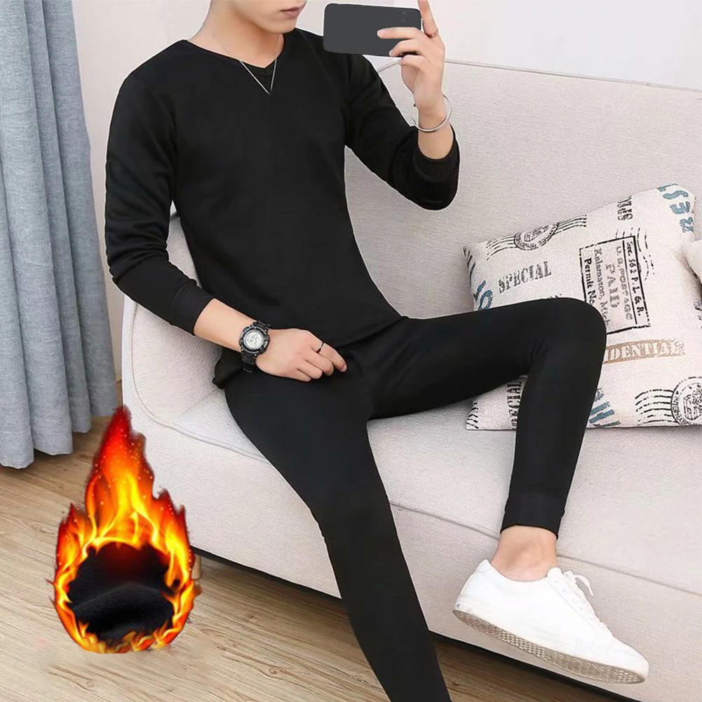 Mens Winter Warm Ultra-Soft V Neck Long Johns Top Bottom Underwear Set Trouser Thermal Underwear For Men Fleece Lined Base Layer
Mens Winter Warm Ultra-Soft V Neck Long Johns Top Bottom Underwear Set Trouser Thermal Underwear For Men Fleece Lined Base Layer