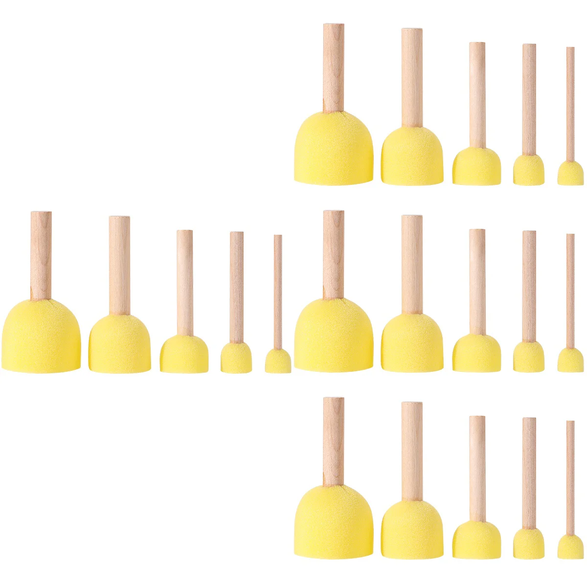 4pcs Round Sponge Brush, Assorted Size Kids Painting Tools Painting Brush with Wooden Handle for DIY Crafts Painting Drawing
4pcs Round Sponge Brush, Assorted Size Kids Painting Tools Painting Brush with Wooden Handle for DIY Crafts Painting Drawing