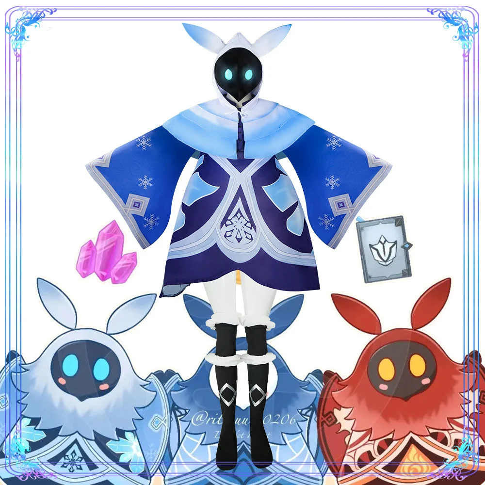 Geshin Impact Cosplay Cryo Pyro Abyss Mage Derivative Kawaii Plush Hooded Cloak Cosplay Costume Women Halloween Cape Short Cloak
Geshin Impact Cosplay Cryo Pyro Abyss Mage Derivative Kawaii Plush Hooded Cloak Cosplay Costume Women Halloween Cape Short Cloak