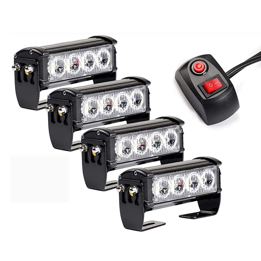 2pcs 4LEDs 12V LED Amber Recovery Strobe Light Truck Flashing Emergency Grille Bar Light Waterproof Warning Lamp for Truck 2 Pcs
2pcs 4LEDs 12V LED Amber Recovery Strobe Light Truck Flashing Emergency Grille Bar Light Waterproof Warning Lamp for Truck 2 Pcs
