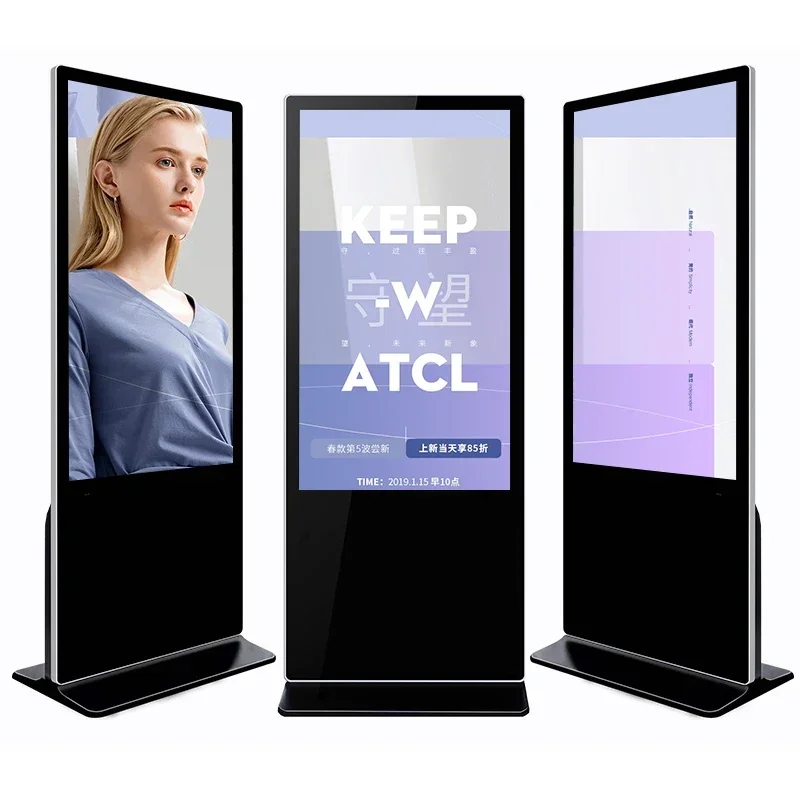 

32-дюймовый 43 дюймовый Android + сенсорный экран напольная стойка сеть wifi ЖК рекламный дисплей для помещений киоск автономная цифровая вывеска