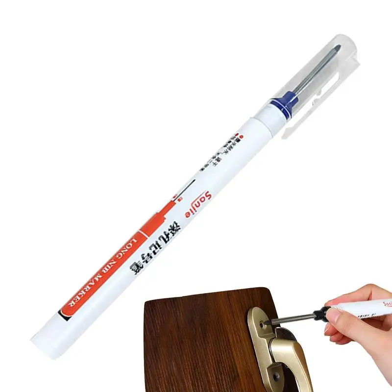Oil-Based Marker Pen Industrial Permanent Markers With Clip Marking Supplies For Metal Industry Electric Drilling Carpentry
Oil-Based Marker Pen Industrial Permanent Markers With Clip Marking Supplies For Metal Industry Electric Drilling Carpentry
