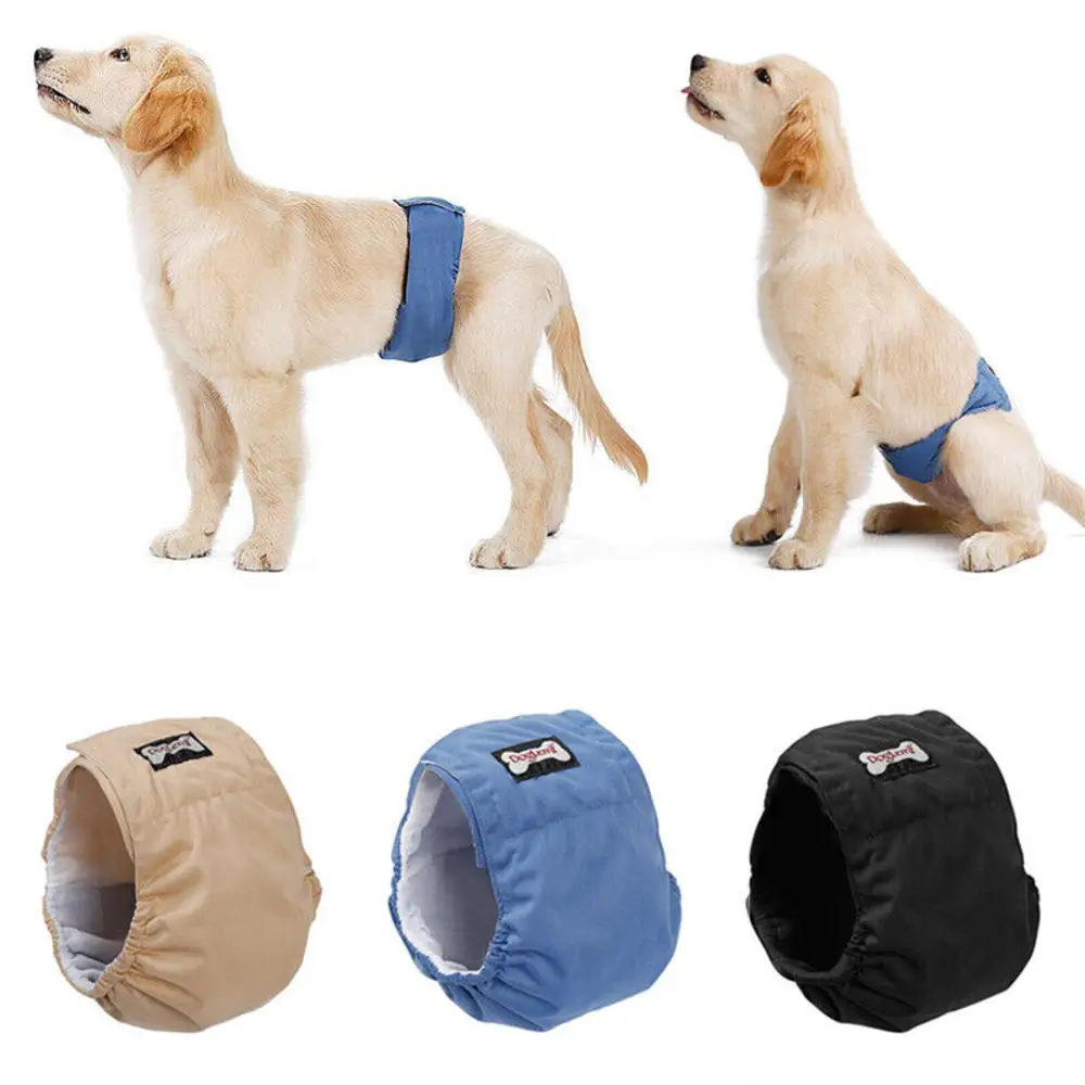 Large Dog Diaper Sanitary Physiological Pants Reusable Teddy Golden Male Dog Shorts Underwear Briefs Pet Diaper XS-2XL
Large Dog Diaper Sanitary Physiological Pants Reusable Teddy Golden Male Dog Shorts Underwear Briefs Pet Diaper XS-2XL