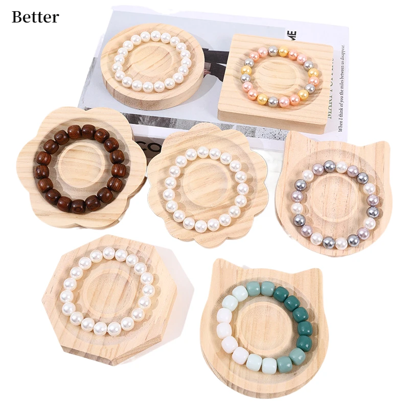Wood Beads Bracelet Holder Tray Jewelry Display Plate Bracelates Rings Display Stand Organizer Beads Showcase Board Beading Tool
Wood Beads Bracelet Holder Tray Jewelry Display Plate Bracelates Rings Display Stand Organizer Beads Showcase Board Beading Tool