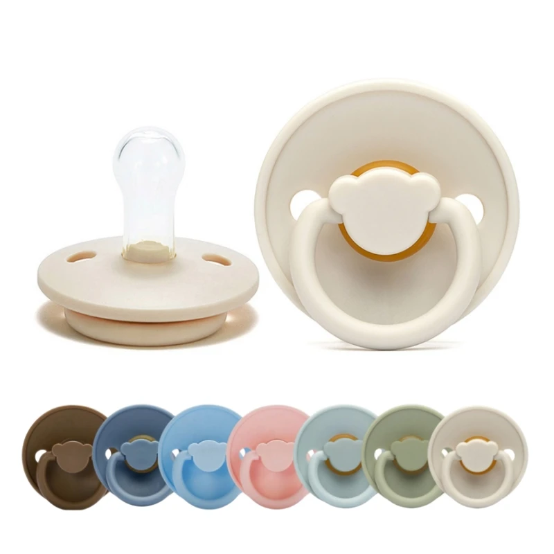 

1pc Cute Bear Silicone Baby Nipple BPA Free Infant Pacifier Food Grade Dummies Newborn Soother for Baby Gift Nipple Infant Baby