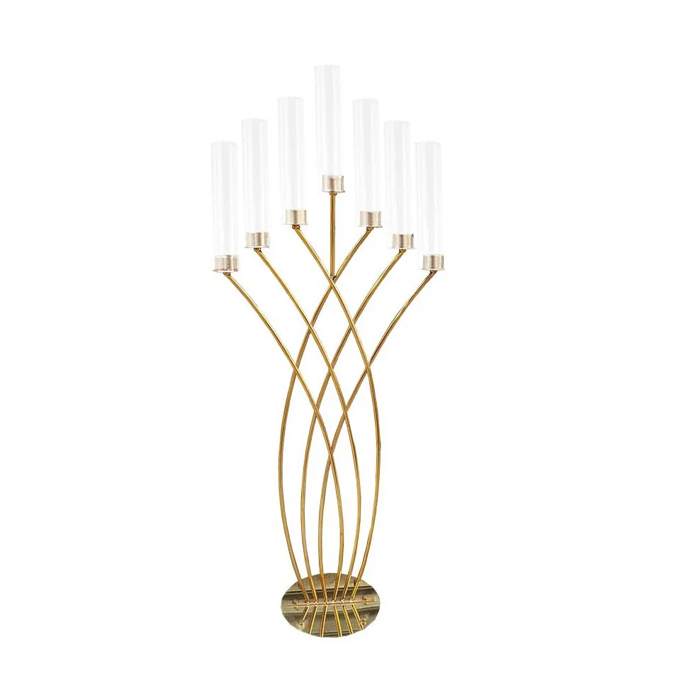 5PCS Metal Candelabra 7 Arms Candle Holders Wedding Table Centerpieces Road Lead Christmas For Home Party Decoration
5PCS Metal Candelabra 7 Arms Candle Holders Wedding Table Centerpieces Road Lead Christmas For Home Party Decoration