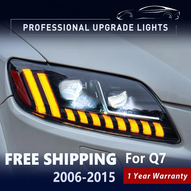 Car LED Headlights 2006-2015 For AUDI Q7 For Q8 Design LED DRL ALL LED Lens Head Lamp With Animation Start Auto Accessories
Car LED Headlights 2006-2015 For AUDI Q7 For Q8 Design LED DRL ALL LED Lens Head Lamp With Animation Start Auto Accessories
