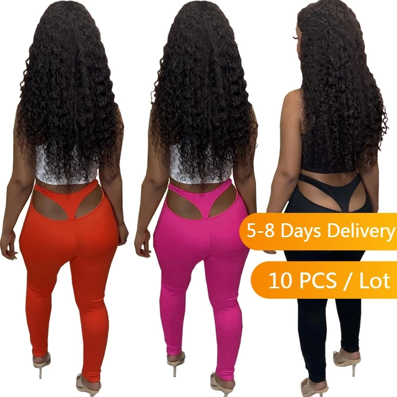 Wholesale Items Hollow Out Sexy Pants Women Bodycon High Waist Pants Trousers Streetwear Women Fall Clothes Skinny Black Pants
Wholesale Items Hollow Out Sexy Pants Women Bodycon High Waist Pants Trousers Streetwear Women Fall Clothes Skinny Black Pants