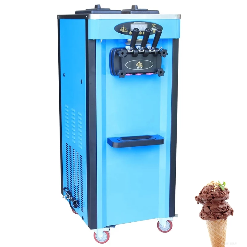 Commercial Ice-cream Making Machine Three Flavors Sweet Cone Vertical Stainless Steel Good Taste Ice Cream Maker
Commercial Ice-cream Making Machine Three Flavors Sweet Cone Vertical Stainless Steel Good Taste Ice Cream Maker