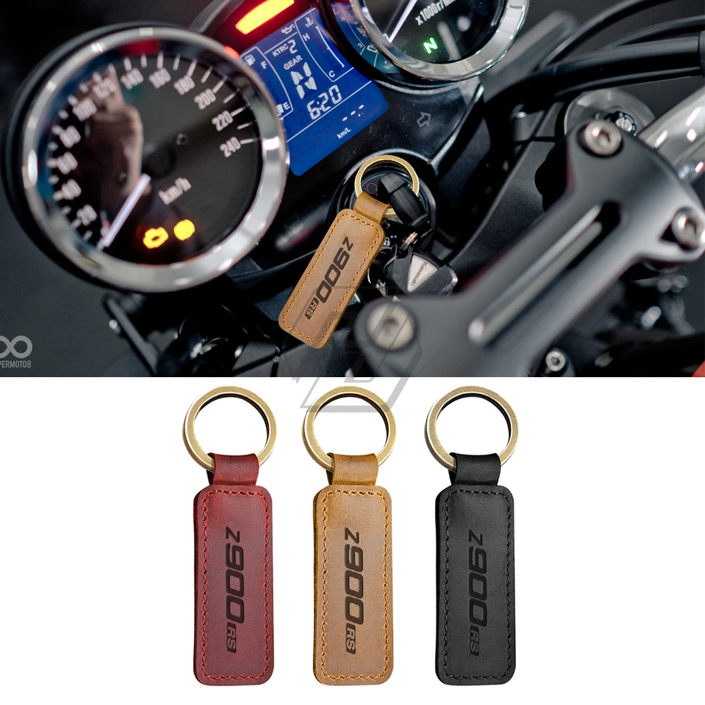 Cowhide motorcycle keychain key ring For Kawasaki Z900RS Cafe Z900 RS Motorcycle Accessories
Cowhide motorcycle keychain key ring For Kawasaki Z900RS Cafe Z900 RS Motorcycle Accessories