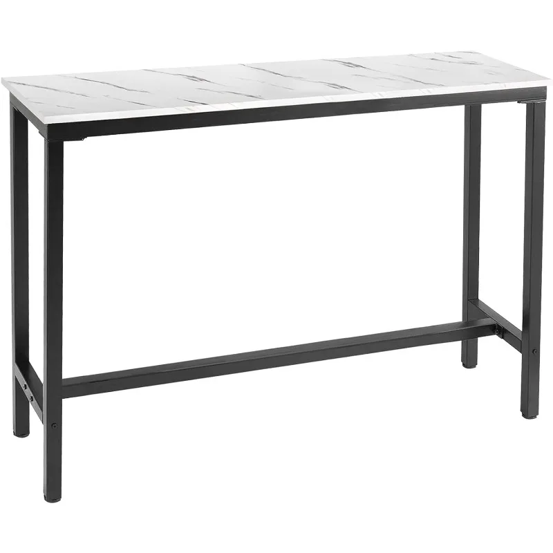 53" Bar Table White Marble Industrial Pub Dining Height Table Bistro Table (Indoor USE ONLY)
53" Bar Table White Marble Industrial Pub Dining Height Table Bistro Table (Indoor USE ONLY)