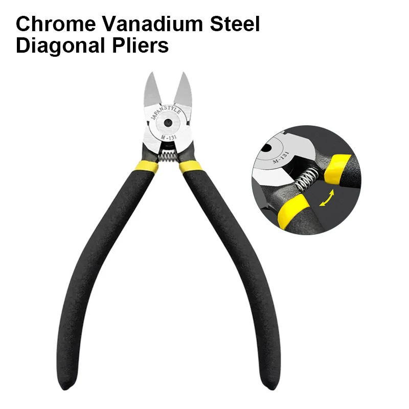 AMAOE M131 Chrome Vanadium Steel Diagonal Pliers High Hardness Wire Cutter Electrician Pliers Repair Hand Tools
AMAOE M131 Chrome Vanadium Steel Diagonal Pliers High Hardness Wire Cutter Electrician Pliers Repair Hand Tools